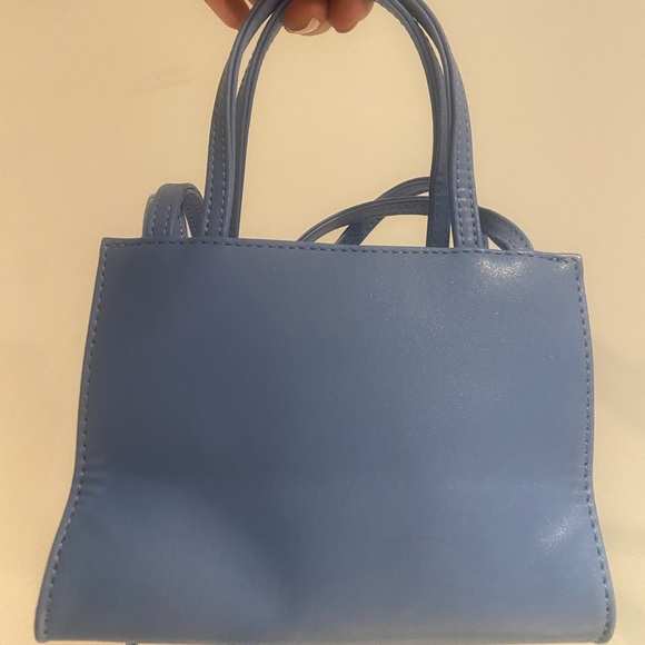 Telfar small shopping bag- pool blue NWOT - Picture 3 of 6
